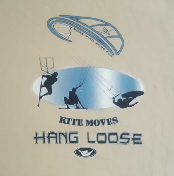 T-Shirt - HANG LOOSE - Design hinten, 3XL